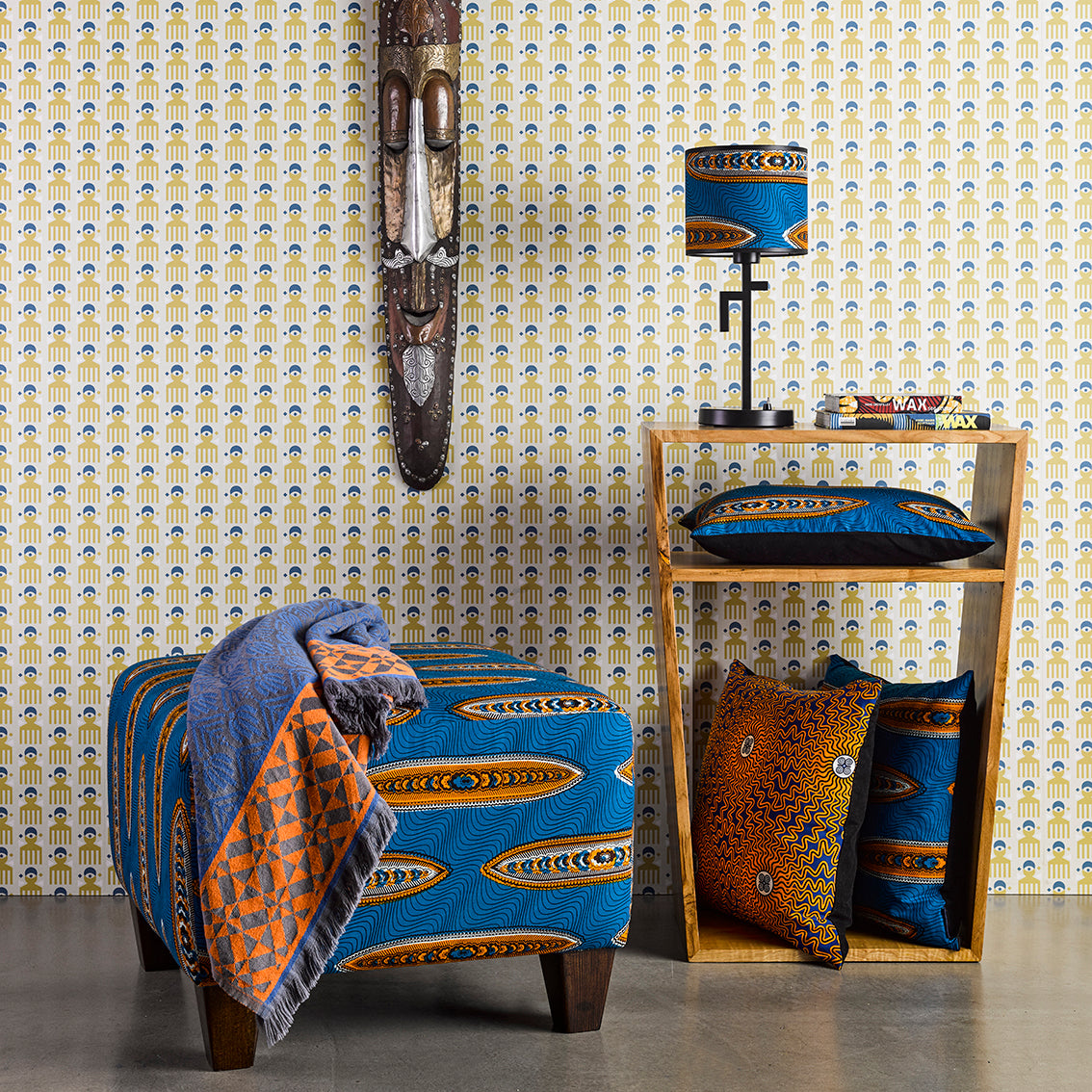 Sarı Duafe Duvar Kağıdı