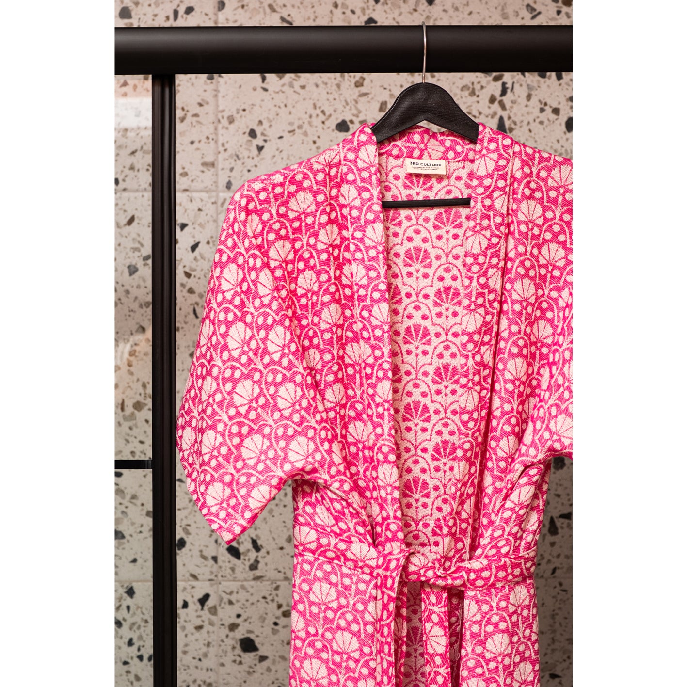 Red 'Jaipur' Kimono