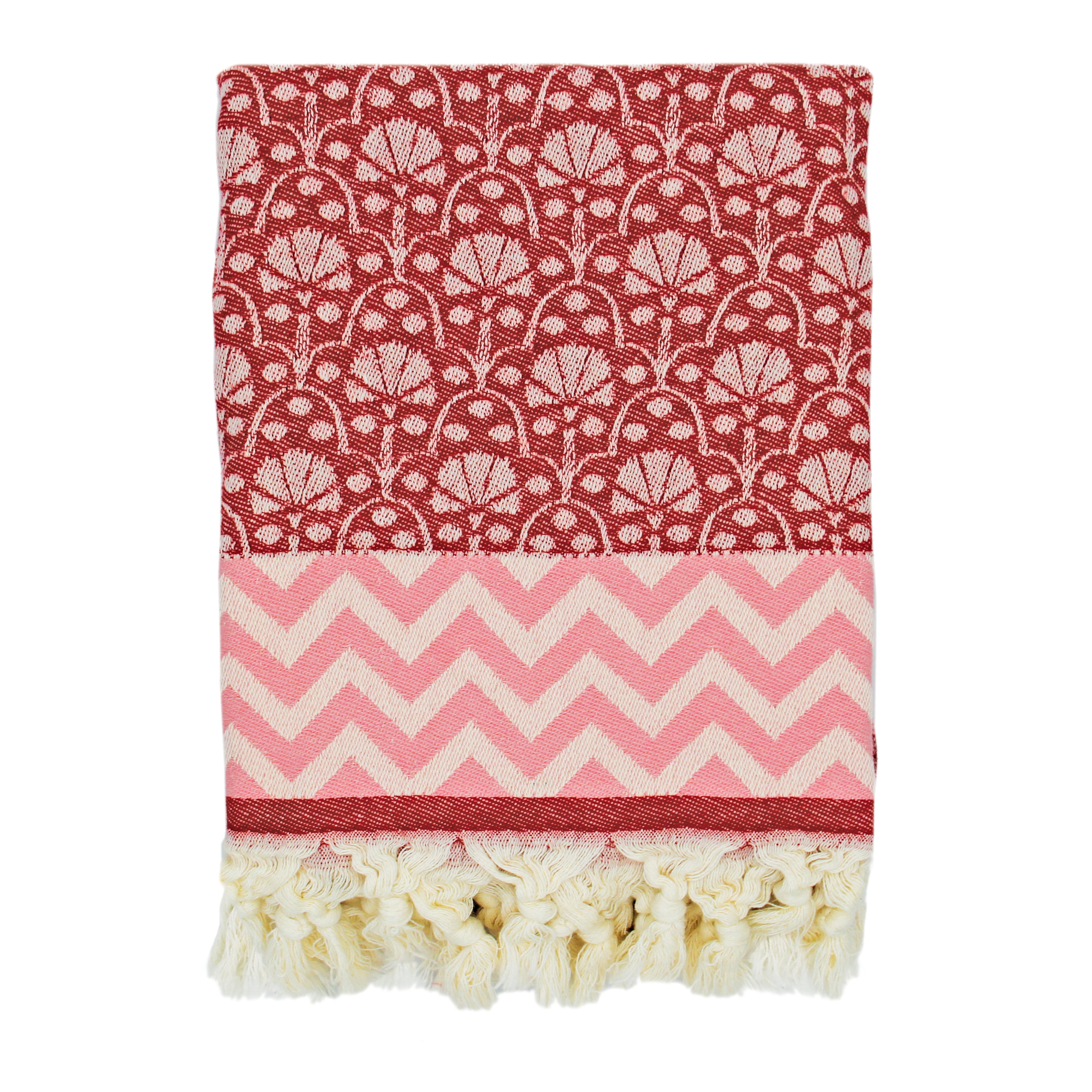 Kırmızı 'Jaipur' Peştemal