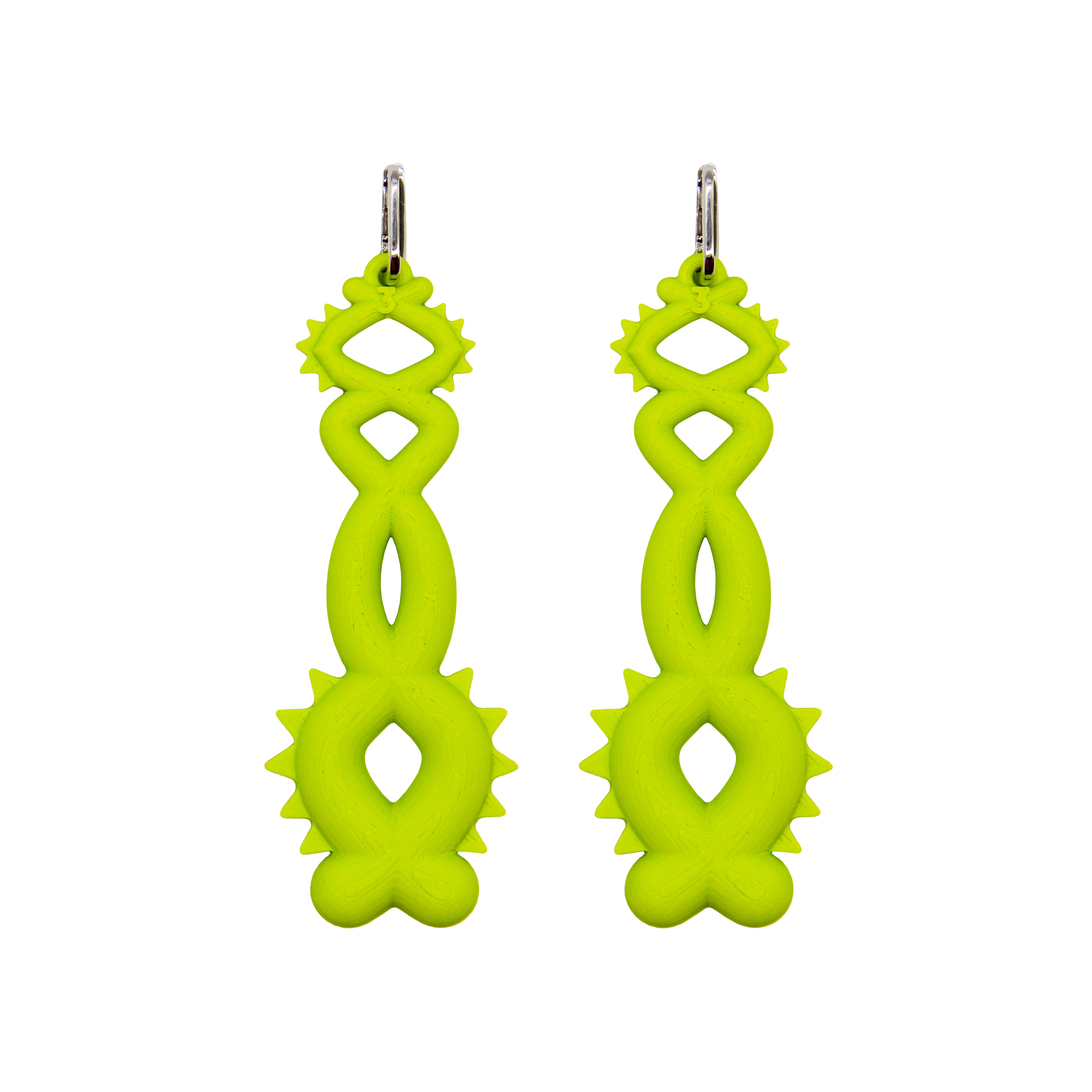 Feathered Serpent Küpe, Lime