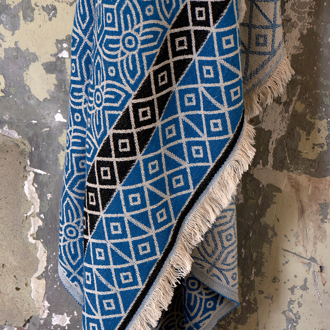 Blue 'Fawohodie' Throw