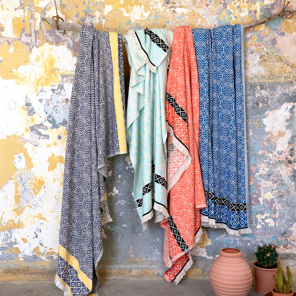 Blue 'Fawohodie' Throw