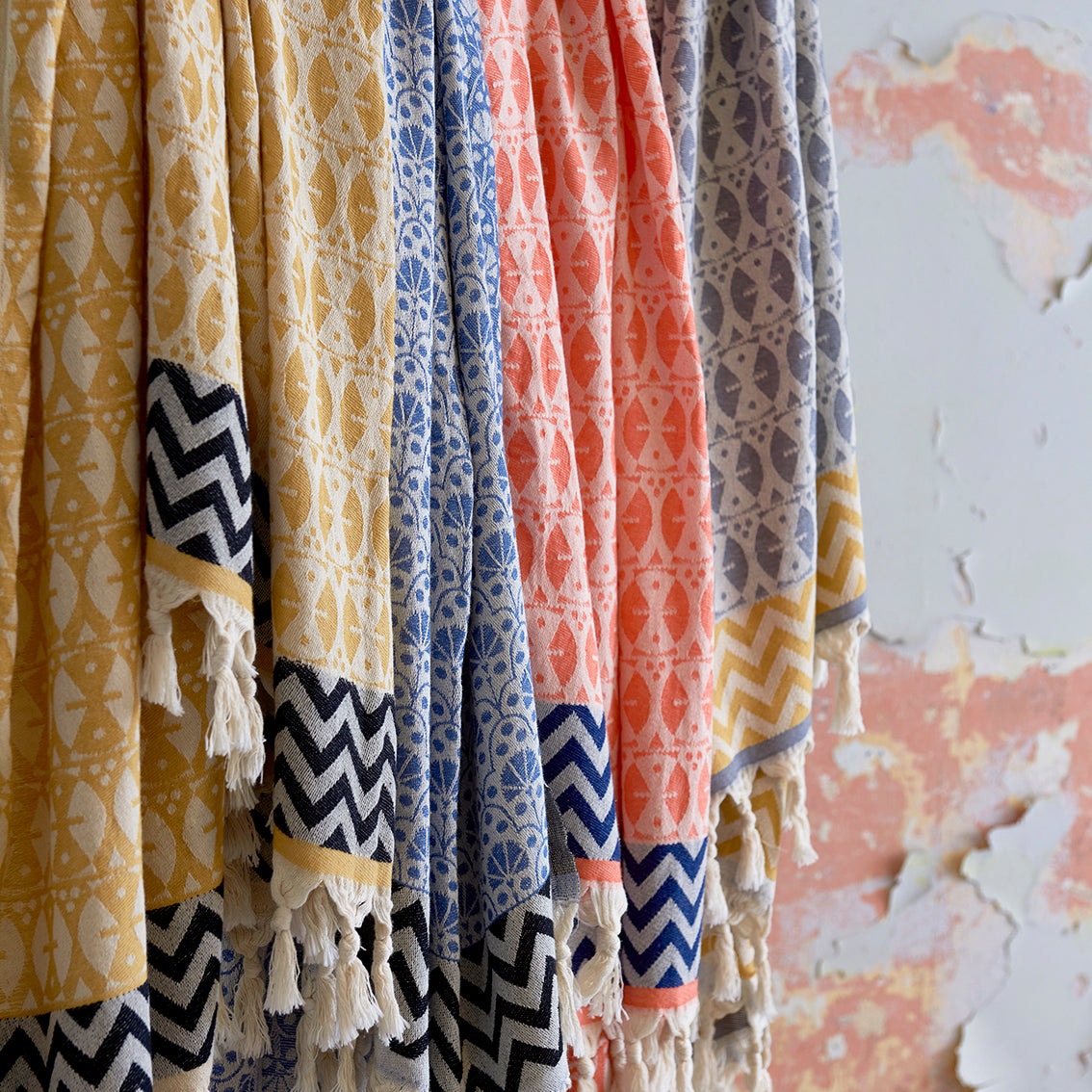 Sarı 'Adinkra' Peştemal