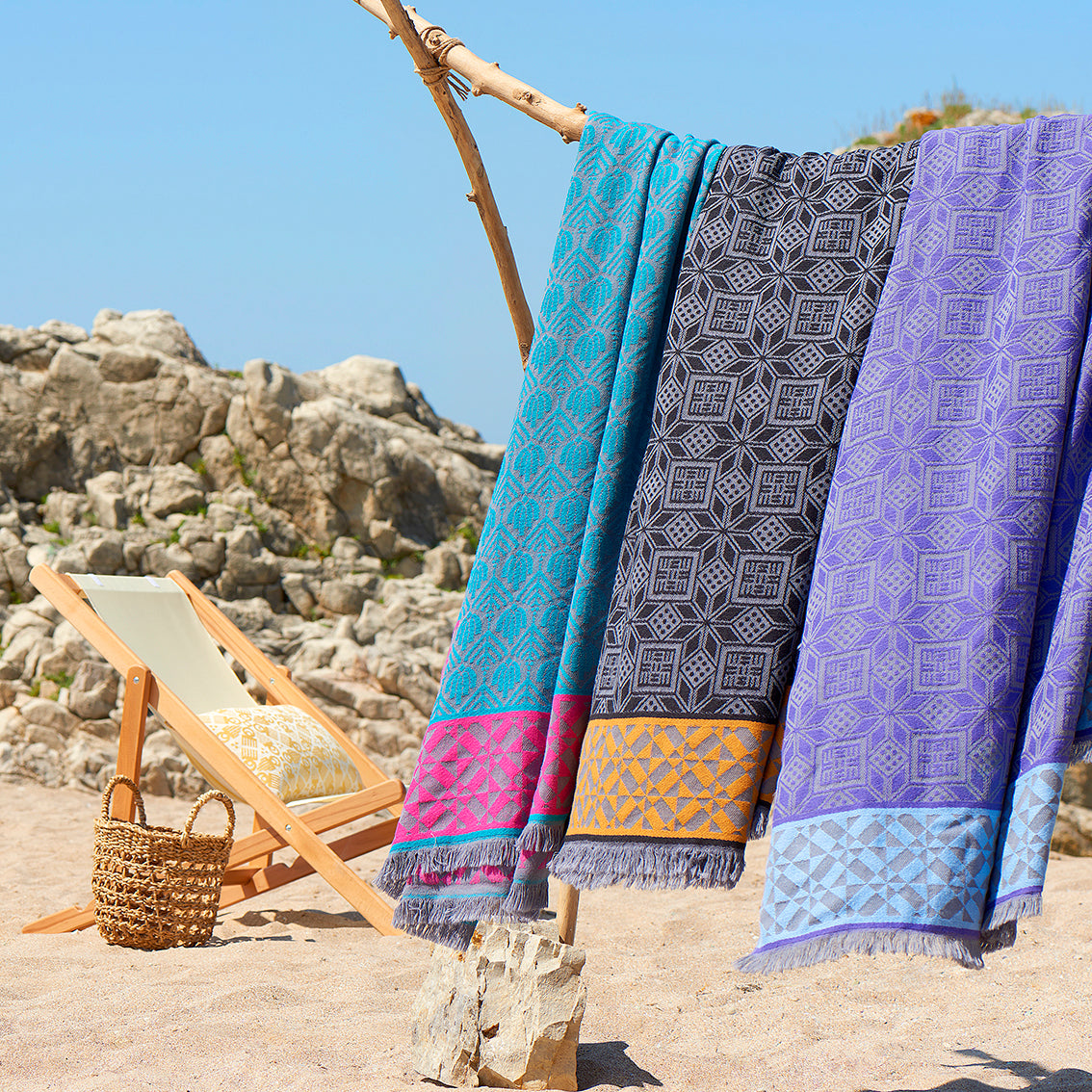 Mor Antrasit 'Antioch' Koltuk Şalı