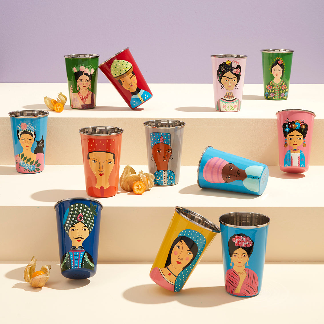 Yellow Portrait Tumbler