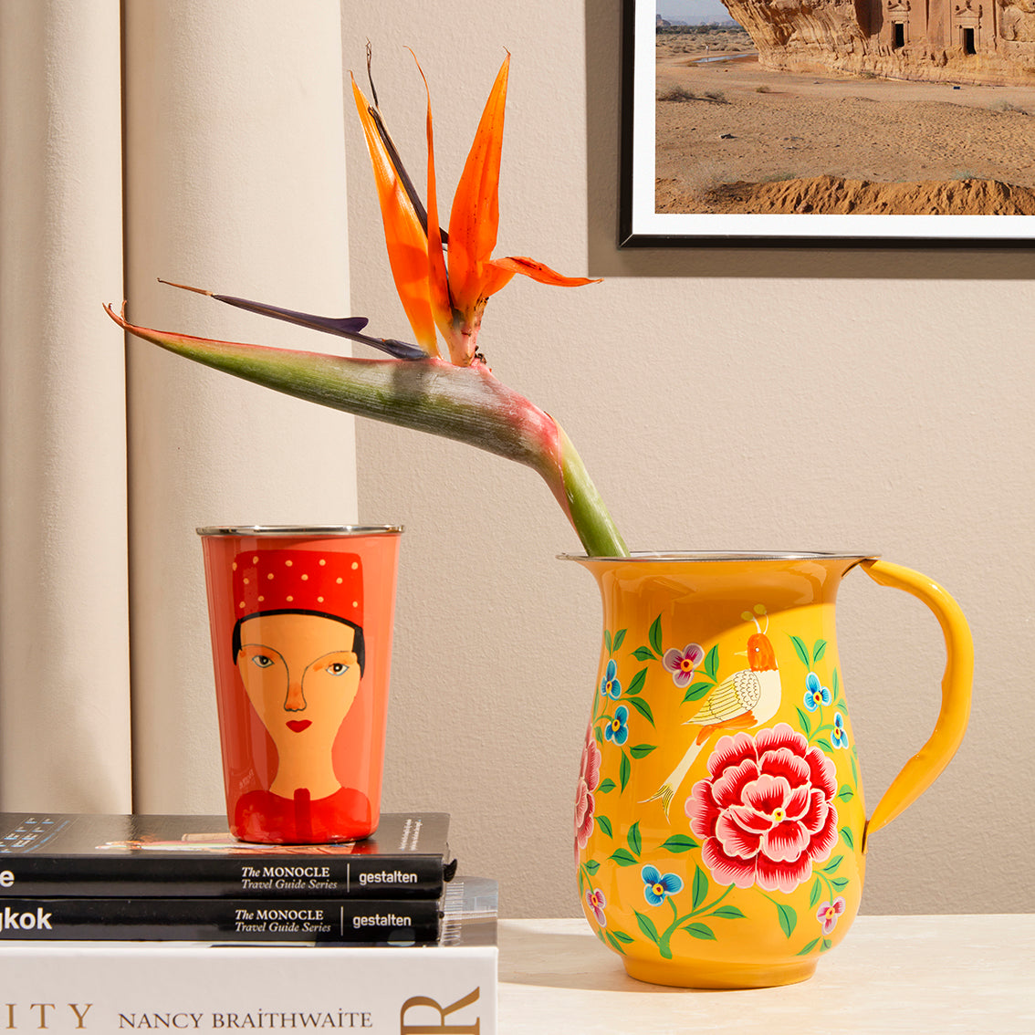 Orange Portrait Tumbler