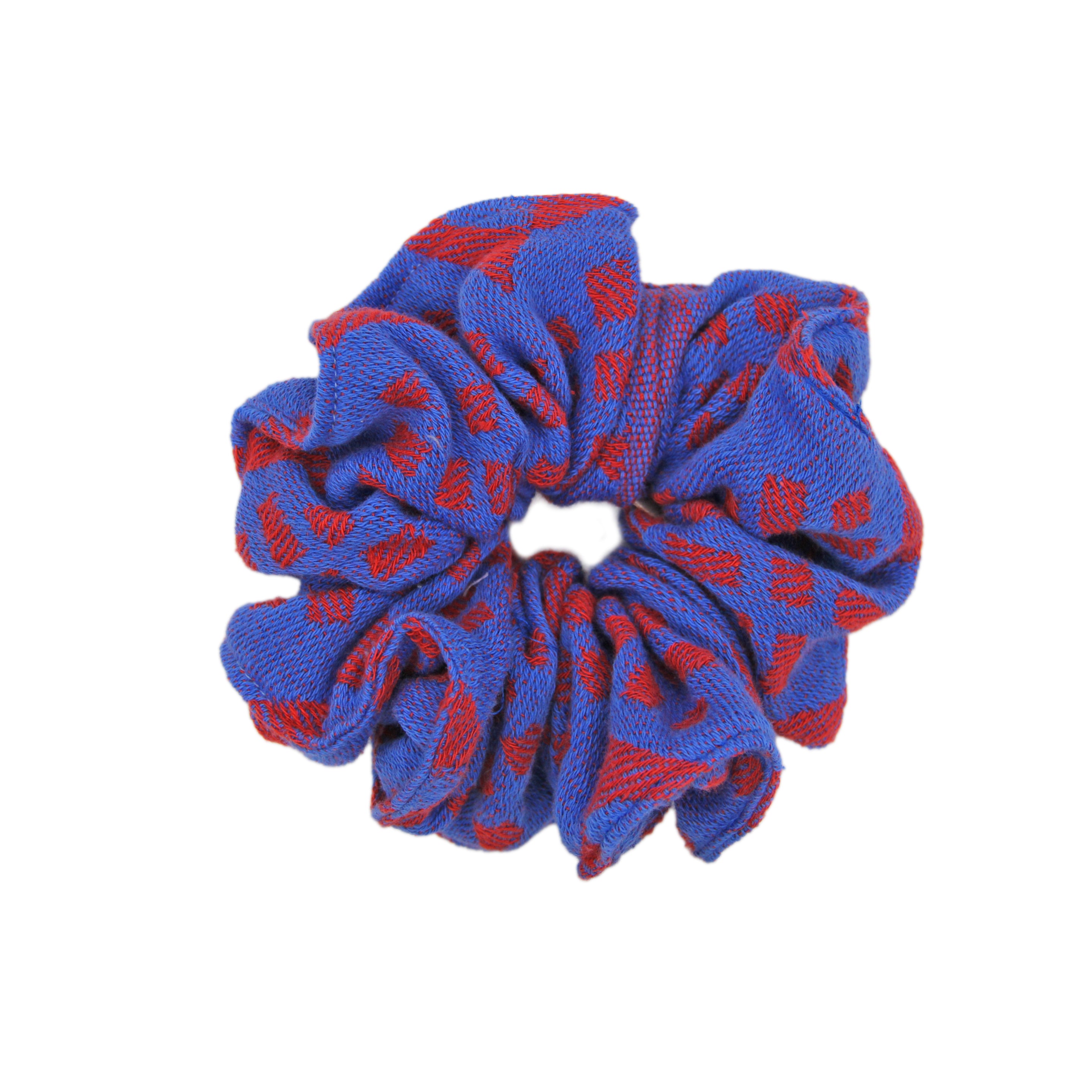 Kırmızı 'Paro' Scrunchie Toka