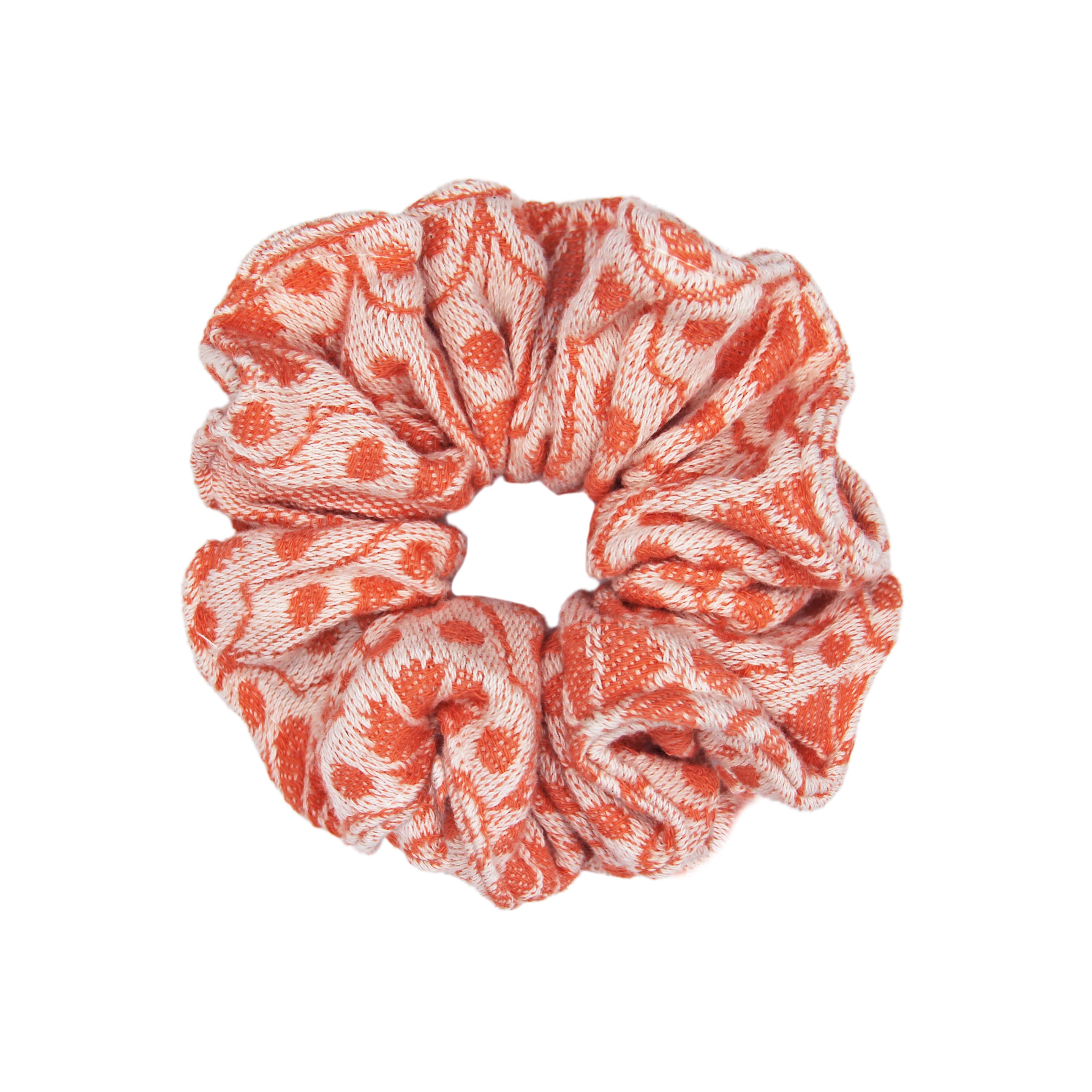 Coral 'Jaipur' Scrunchie Toka