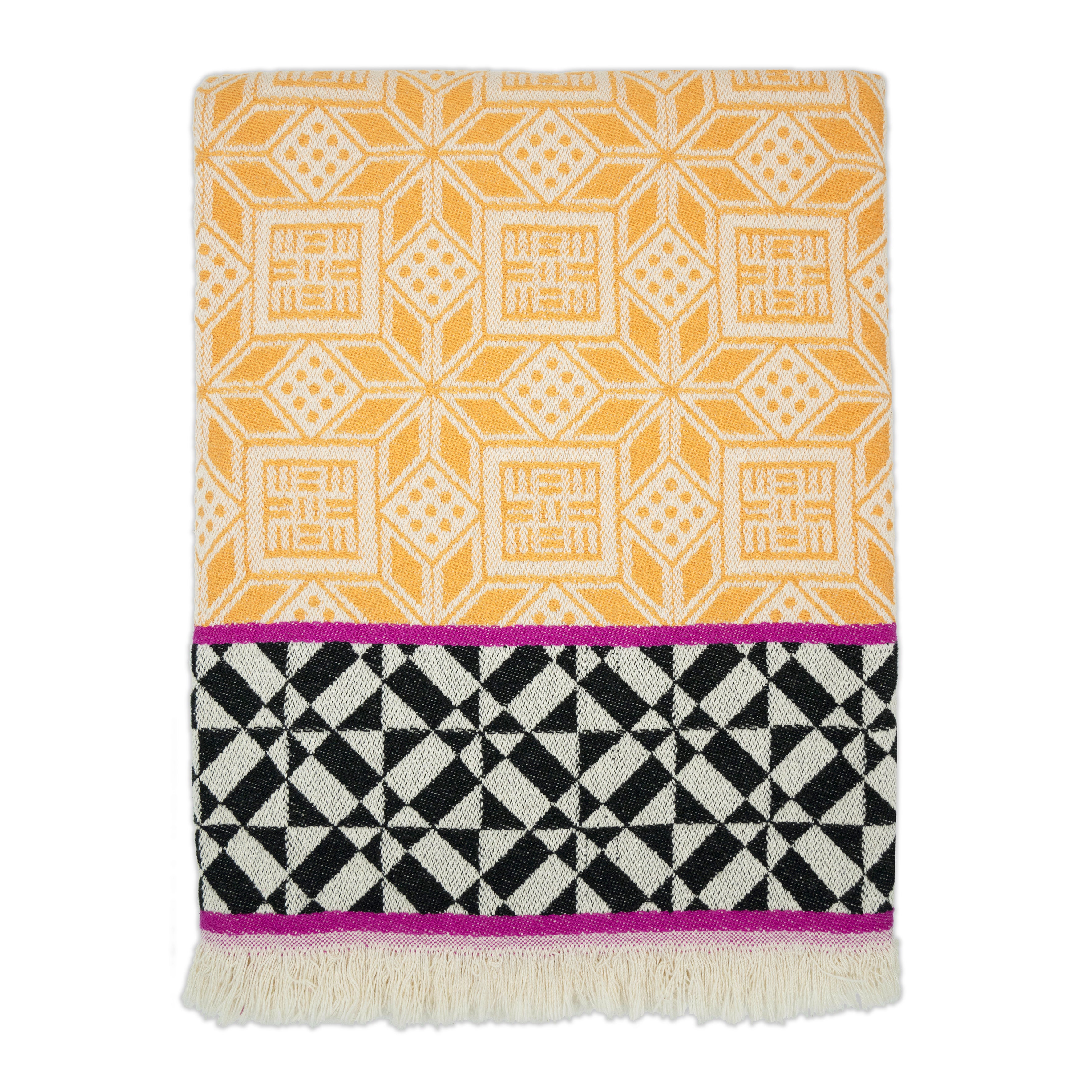 Turuncu 'Antioch' Koltuk Şalı