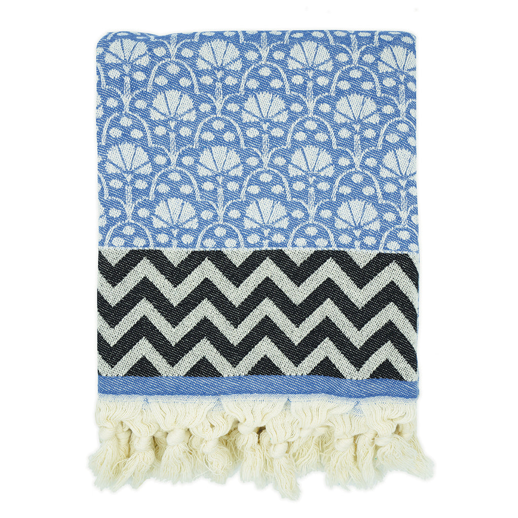 Mavi 'Jaipur' Peştemal