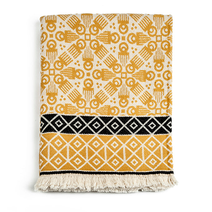 Mustard 'Duafe' Throw