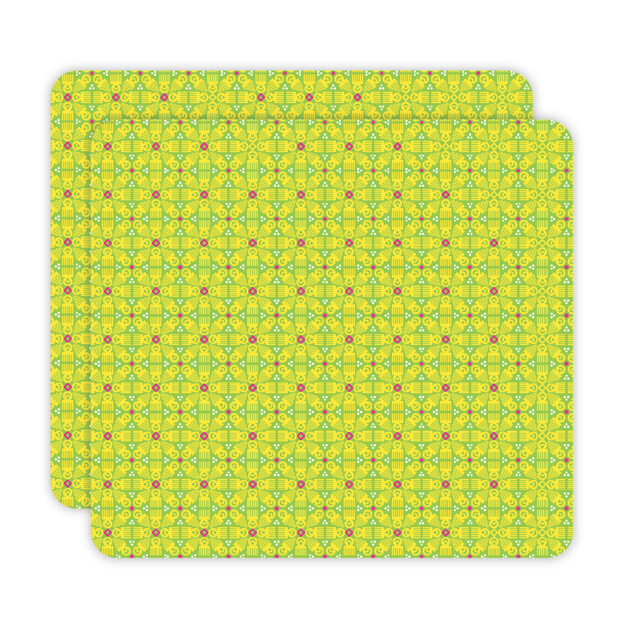 Lime 'Duafe' Tabak Altlığı Seti