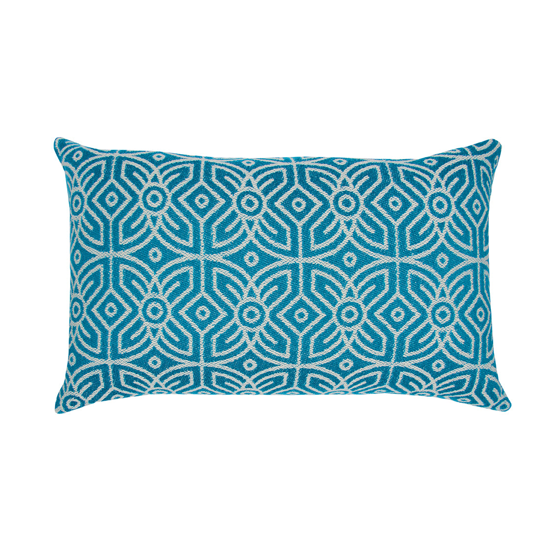 Turquoise Woven 'Fawahodie' Cushion