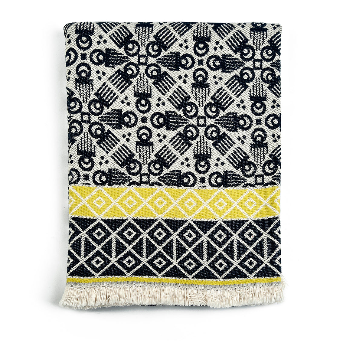 Navy 'Duafe' Throw
