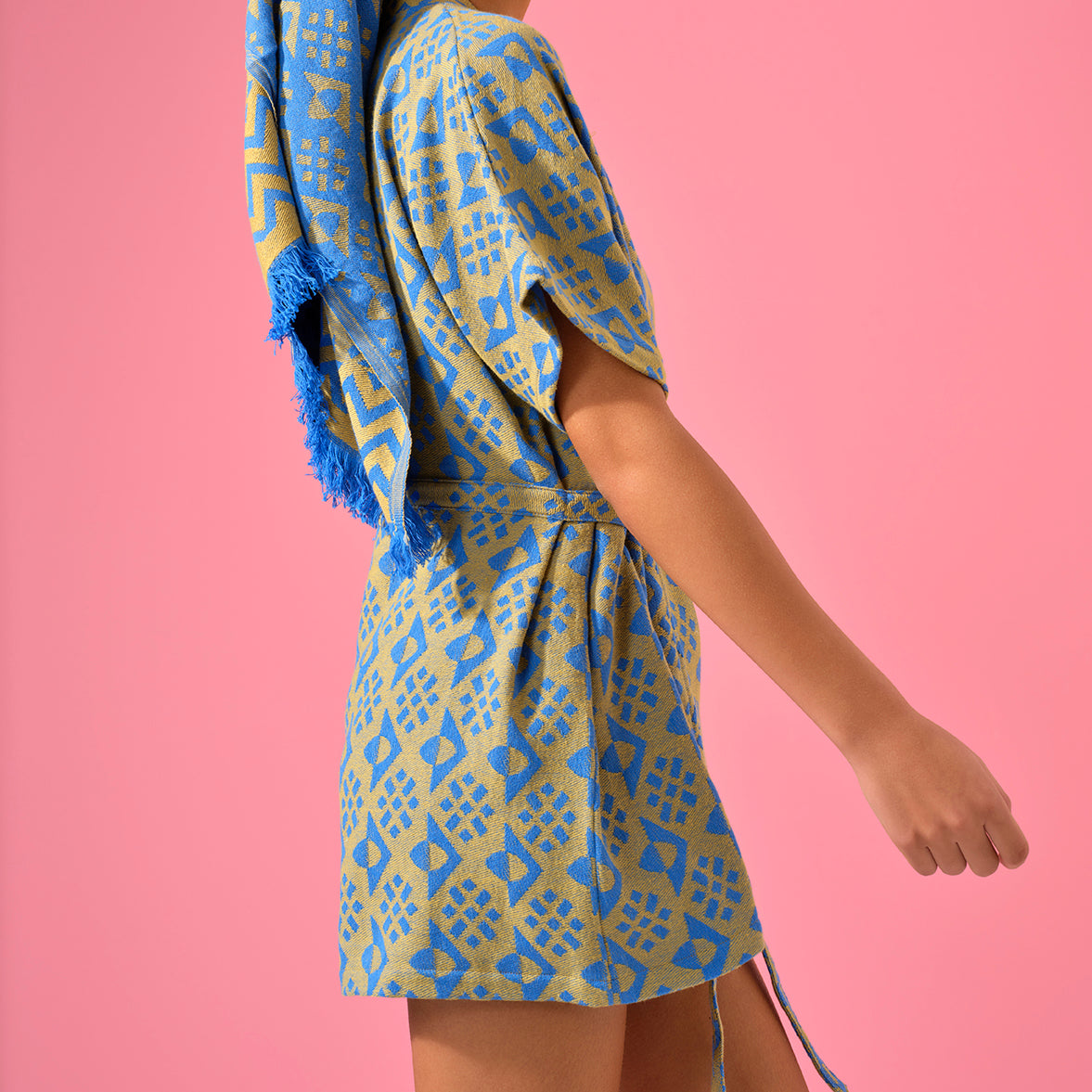 Sarı 'Paro' Kimono