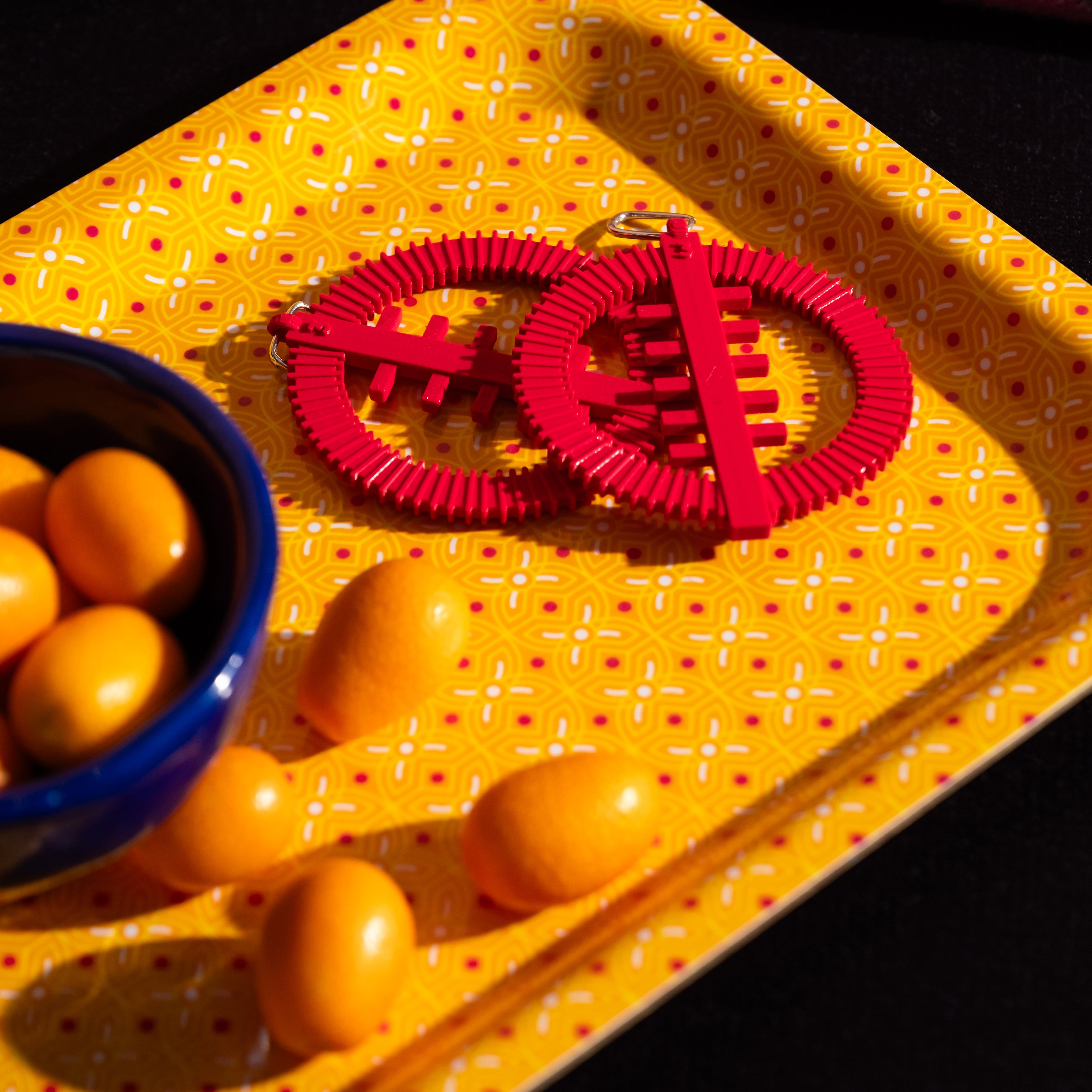 Ladder Küpe, Fuşya