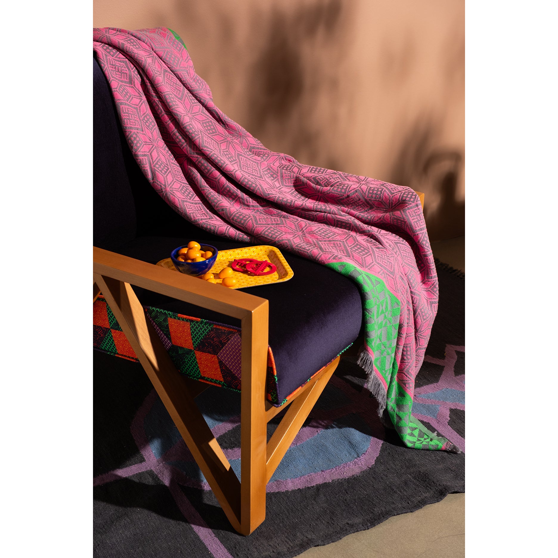 Pink 'Antioch' Throw