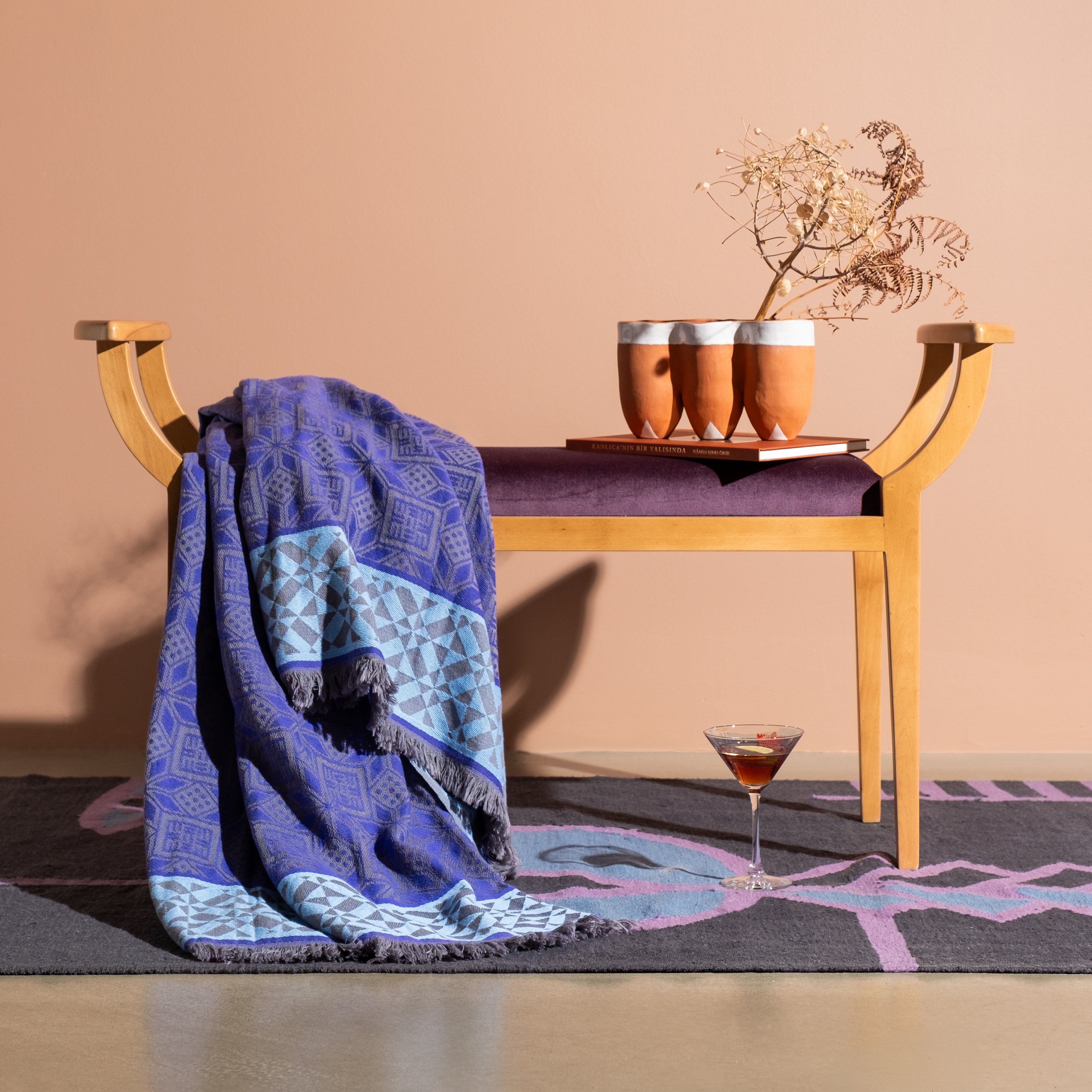 Purple 'Antioch' Throw