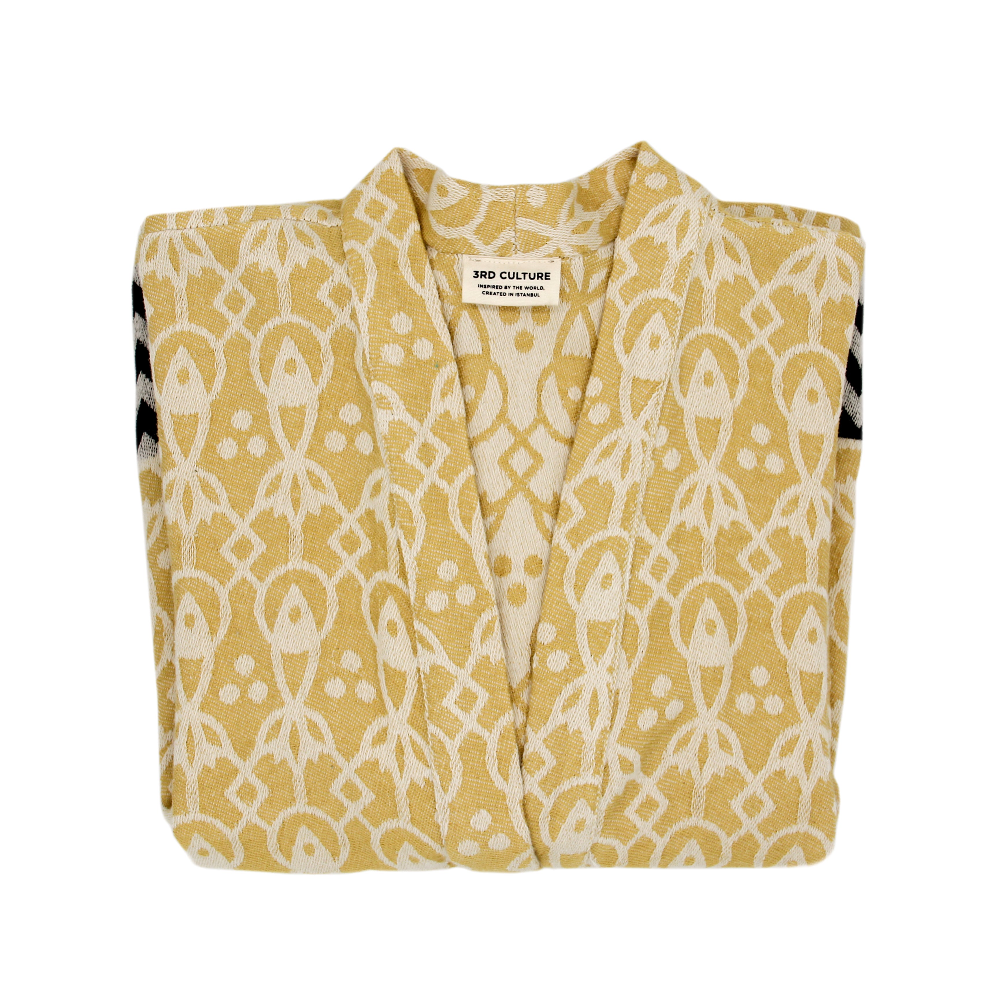 Kırmızı & Antrasit 'Adinkra' Kimono