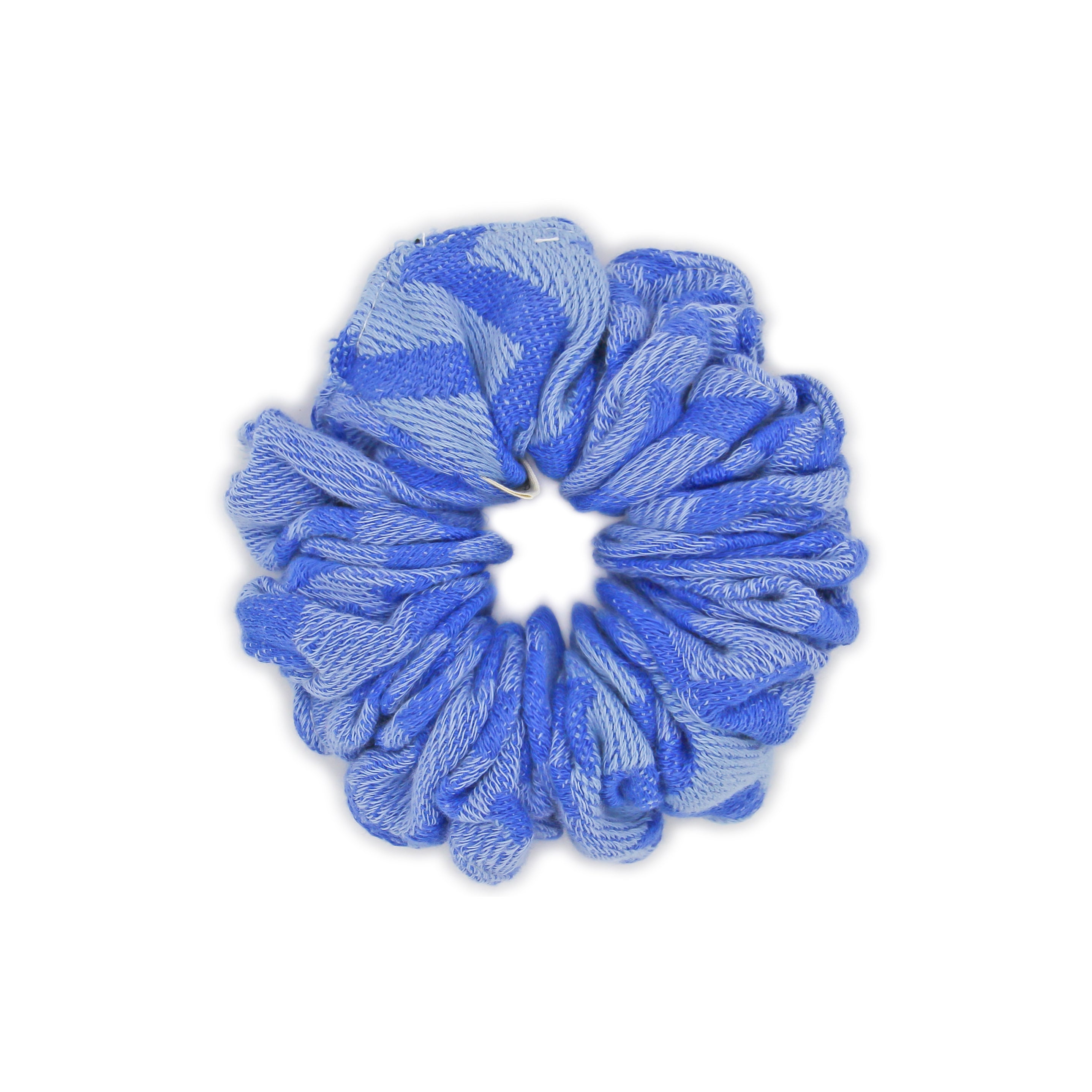 Blue 'Paro' Scrunchie