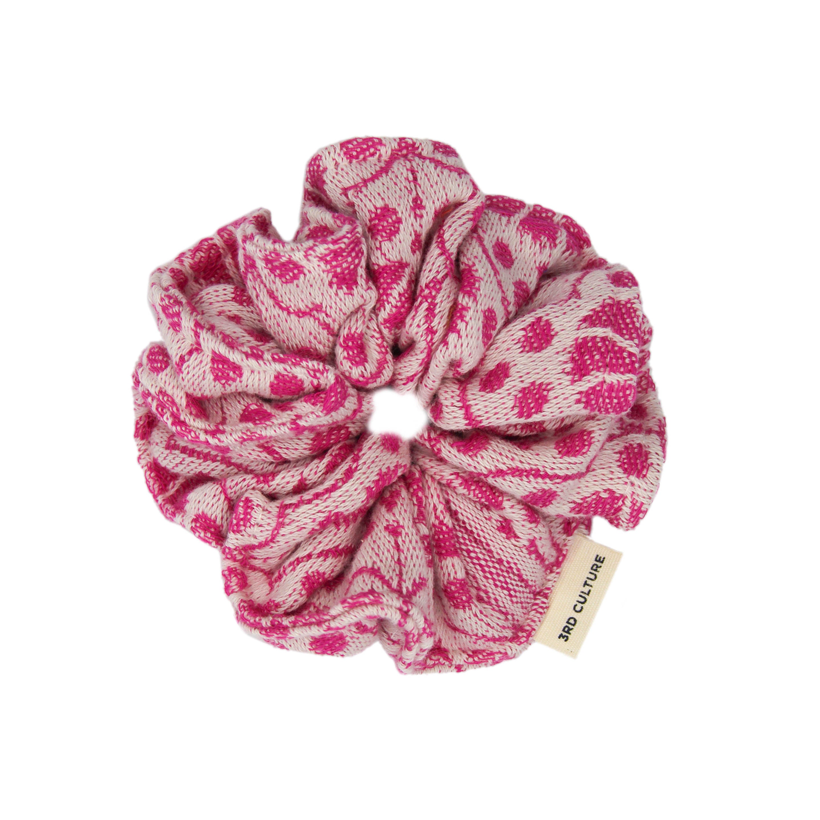 Fuchsia 'Jaipur' Scrunchie