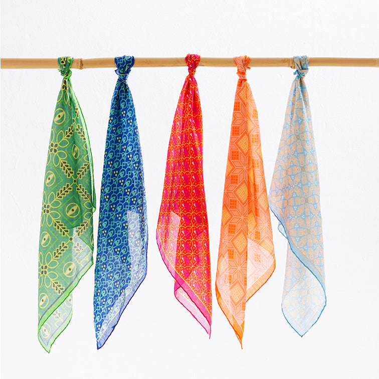 Ruby 'Jaipur' Pocket Square
